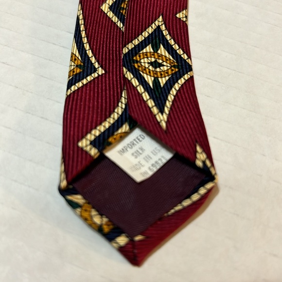 SADDLEBRED Silk Red Tie 55” - Picture 4 of 5
